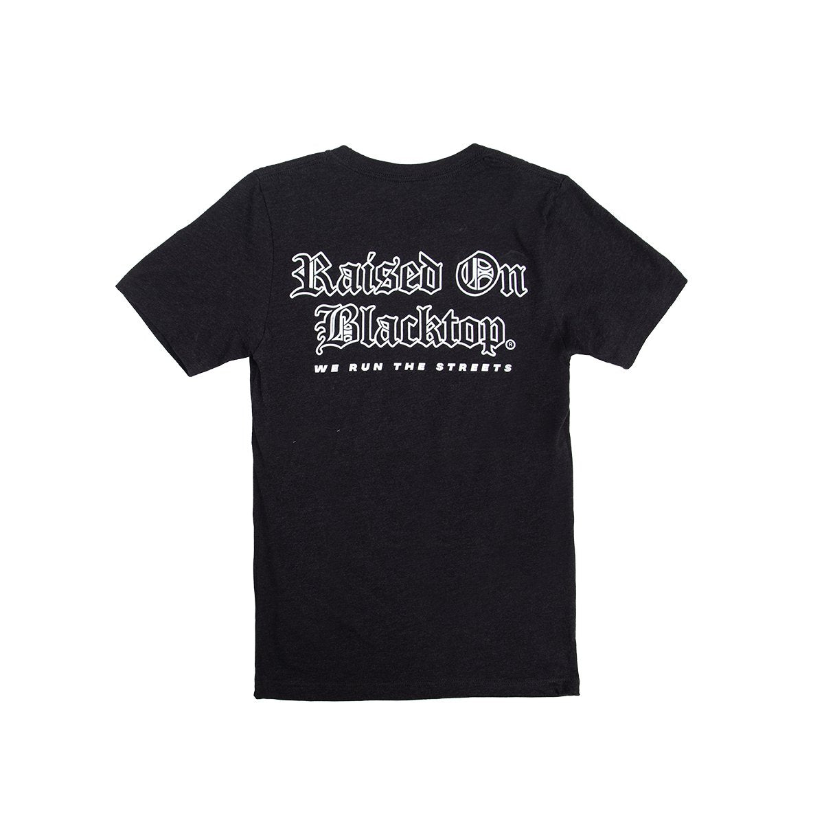 Raised on Blacktop Unisex Tee - Black – Raised On Blacktop